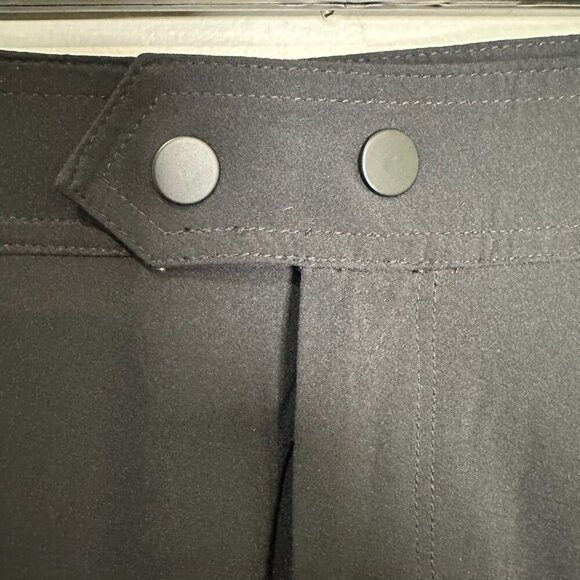 Athleta Uptown Ankle Pants Size 10 Black High Rise Stretch Cargo Travel NWT - Picture 3 of 13